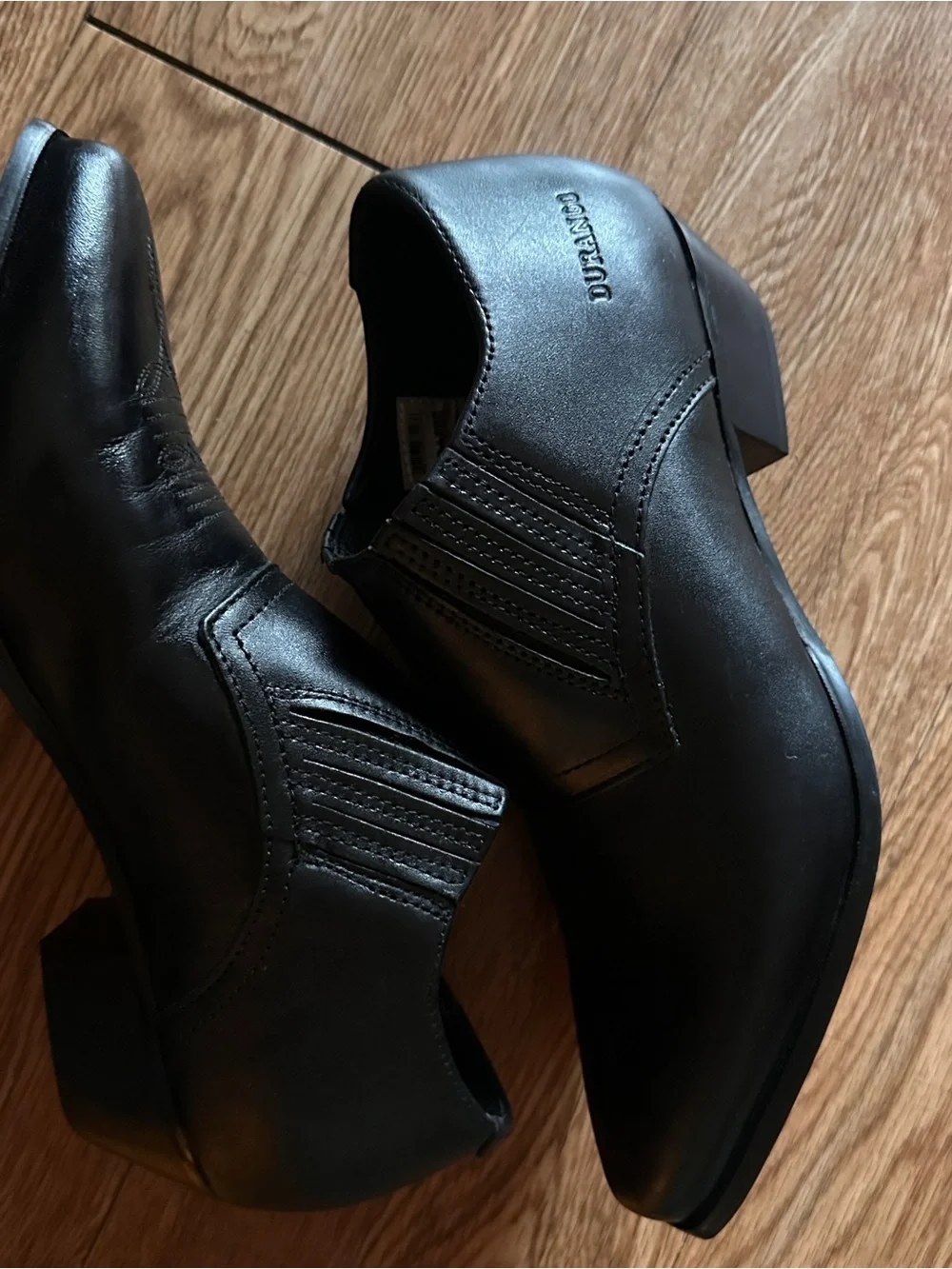 Durango Women’s Size 8 Black Slip-On Cowboy Western Booties Shoes RD3520
